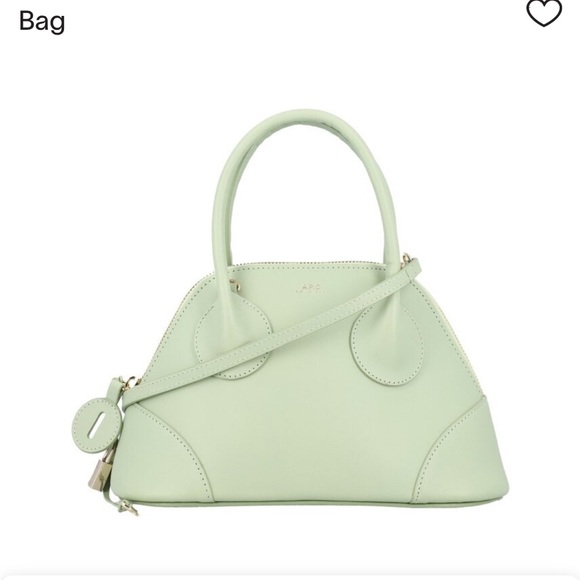 A.P.C Emma Logo Printed Mini Bag - Green - Picture 5 of 5